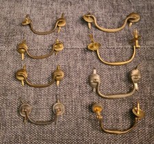 1 POIGNÉE ANCIENNE Pendante tiroir commode en laiton meuble au choix parmi  8