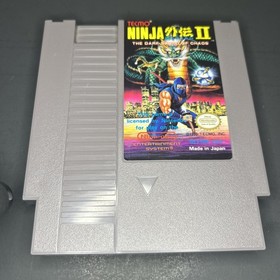 NES Ninja Gaiden 2 The Dark Sword Of Chaos - NICE LABEL Tested
