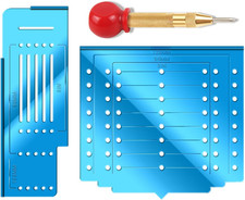 Cabinet Hardware Template with Center Punch, Cabinet Handle Template Tool - Use