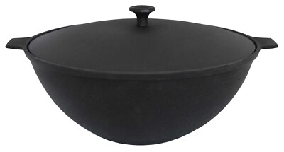 Kasan Gusseisen 7 L Liter Kukmara mit Alu-Deckel Tatarskij Kazan Wok Dutch Oven