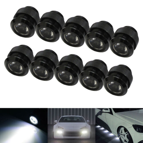 Xenon White 30W High Power Flexible LED Daytime Running Lights/Puddle Lamps Kit - Picture 1 of 12