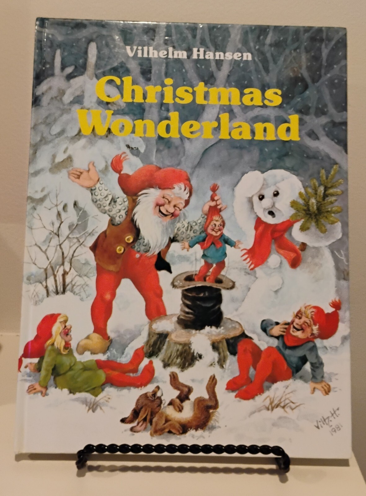 Christmas Wonderland Vilhelm Hansen 1981 Hardcover Denmark Book Childrens Story