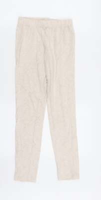 Gap Mädchen beige Baumwollmischung Jegging Größe 8 Jahre Leggings