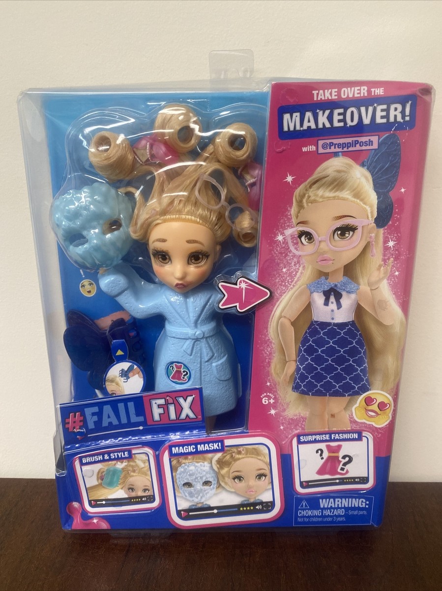 Failfix Take Over The Makeover Doll Preppiposh Suprise Fashion