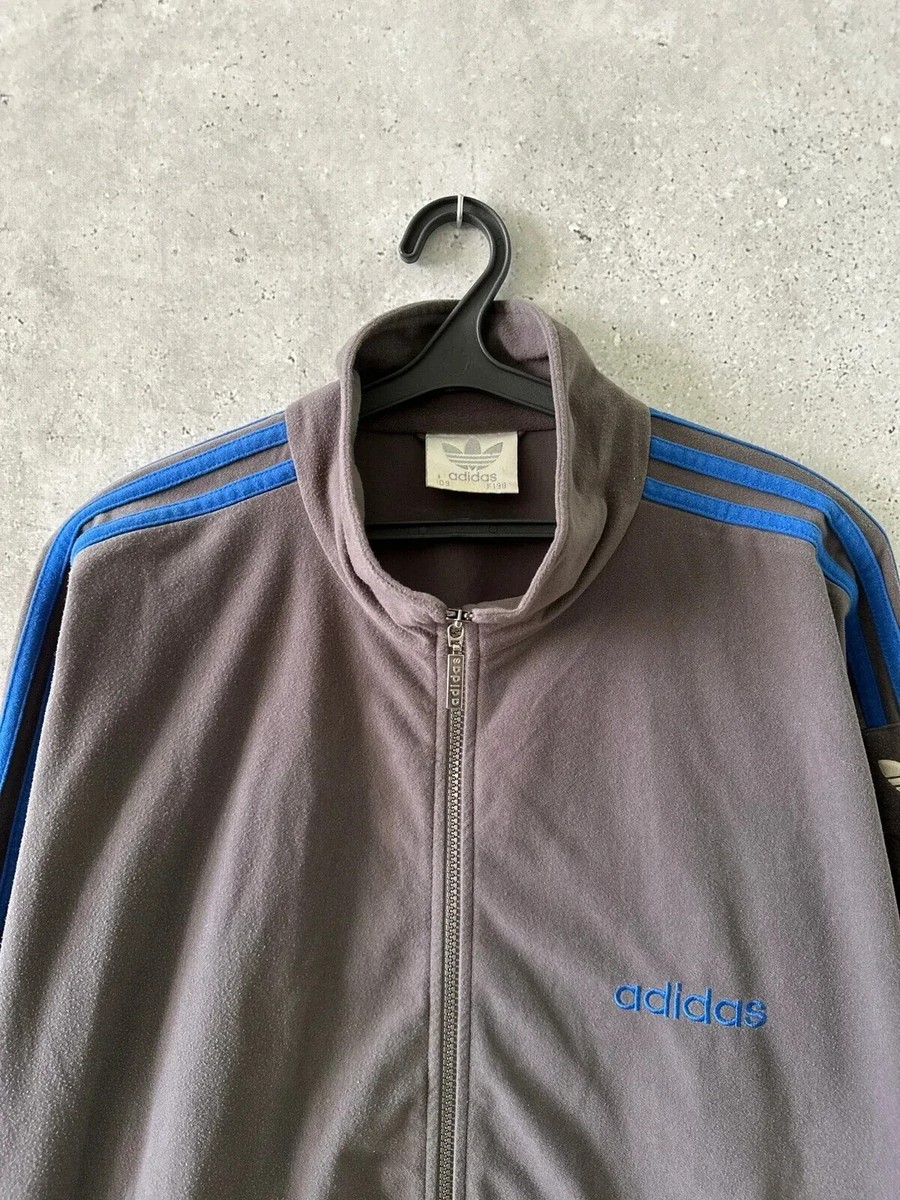 VINTAGE 90's ADIDAS ORIGINALS ONE WORLD FULL ZIP TRACK JACKET