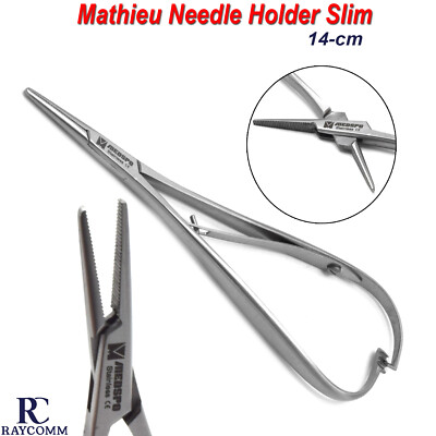 Orthodontic Mathieu Slim Line Needle Holder Forceps Ligature Pliers Narrow Tip