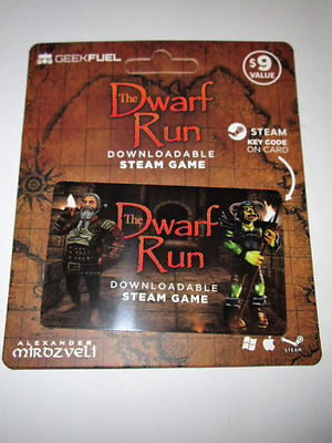 THE DWARF RUN Downloadable Steam Game Card Code from Geek Fuel 