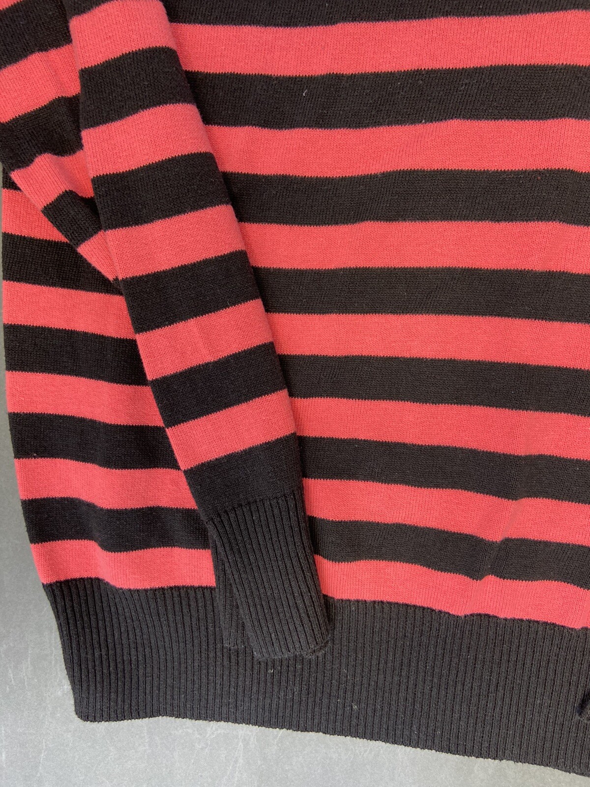 Polo Ralph Lauren Felpa a Righe Manica Lunga Doppio Pony Rugby Uomo Taglia XL