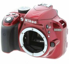 NIKON D3300 Digital Camera Body Red