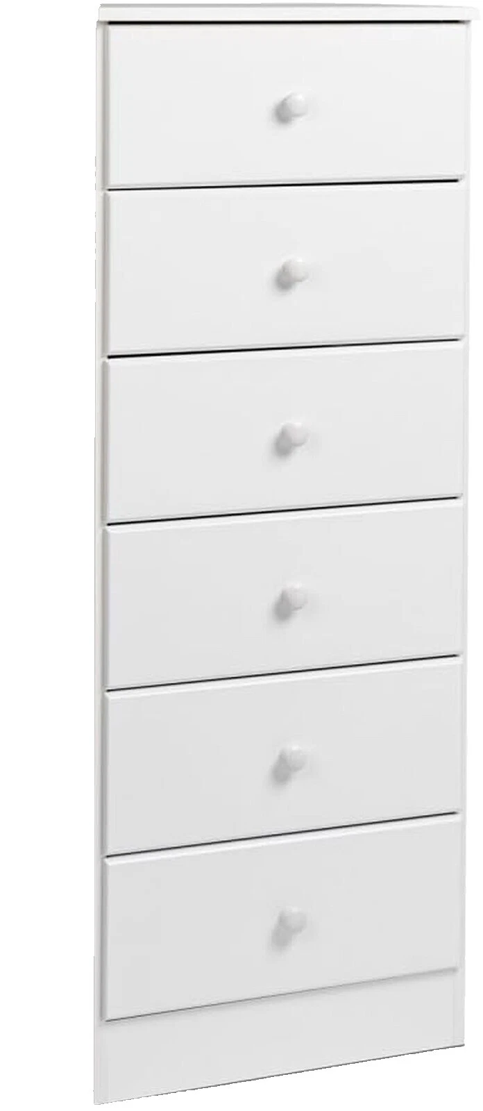 柳条白色梳妆台和抽屉柜