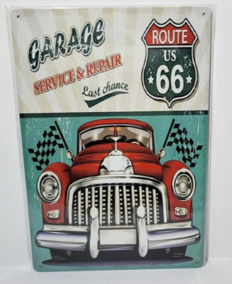 Route 66 Last Chance metal sign 8''X12''