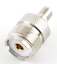 SMA Female to UHF Female Coax Adapter Connector - USA Ham Radio Seller