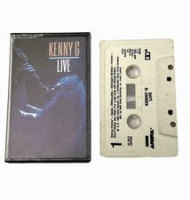 Kenny G Live Cassette Tape 1989 Saxophone Musician Classic Easy Arista