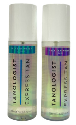 Tanologist Express Tan Self Tan Water (200ml/6.76fl) You Pick! NEW!
