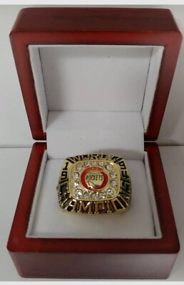 Hakeem Olajuwon - 1994 Houston Rockets Championship Ring With Wooden Display Box