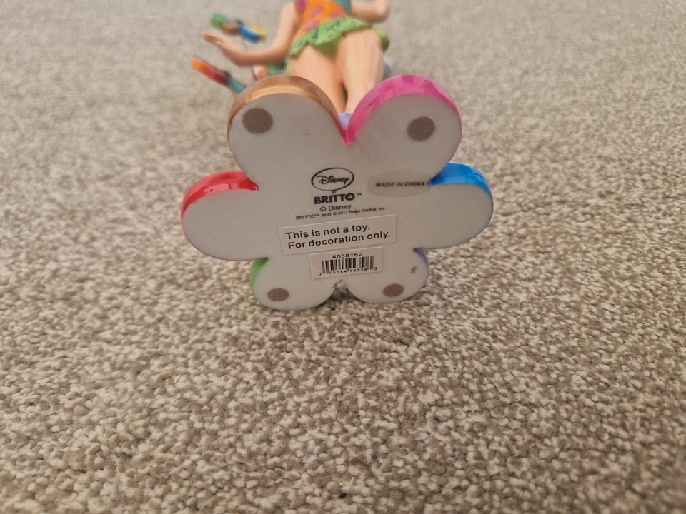 Disney Britto 4058182 Tinkerbell Auf Blumen Mit Schmetterlinge Figur Deko - Bild 4 von 4