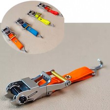 Ratchet Tie Down Strap for 1/14 1/10 RC Crawler Car Trailers Trucks Vans