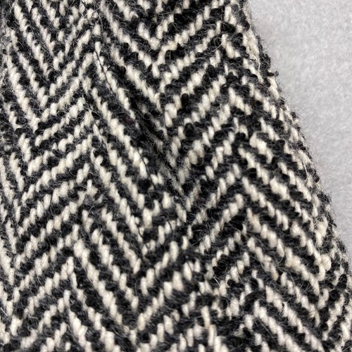 Vintage J Crew Rock Damen 10 schwarz Fischgrätmuster Wolle Mohair Mischung Academia Y2K - Bild 5 von 12