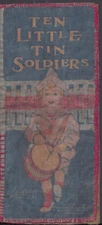 TEN LITTLE TIN SOLDIERS  Linen Cloth Book  Saalfield