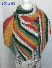 *Dreieckstuch Stola Schultertuch* gestrickt Handarbeit 