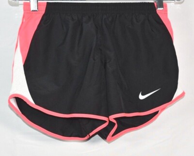 Women's Nike Tempo Dri-Fit 3'' Black & Pink Athletic Running Shorts XS