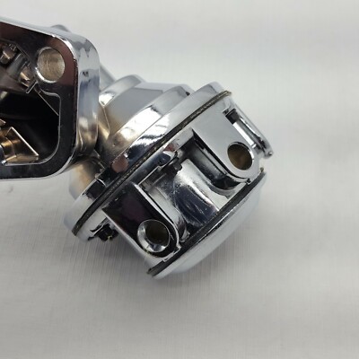 Cal Custom Ford Cleveland 351 Chrome Mechanical Fuel Pump 80 GPH - Performance Warehouse