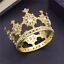 thumbnail 2  - Bridal Diadem Crown Tiaras 8cm Birthday Head Ornaments Wedding Hair Jewelry 1pc 