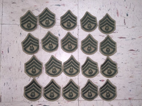 US MARINE CORPS KHAKI & GREEN RANK PATCH - STAFF SERGEANT - LOT OF 20 - NEW - Picture 2 of 7