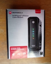 Motorola Surfboard eXtreme Cable Modem SB6121 DOCSIS 3.0 Black New in Opened Box