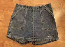 Tommy Hilfiger Kids/Girls Size 5 Blue Jean Cotton Skort With Pockets