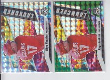 2021 Panini Mosaic (2) Rhys Hoskins Launched Green + Silver Prizm White Sox #L5