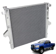 4Row Aluminum Radiator For 2003-2010 2009 Dodge Ram 2500 3500 5.9/6.7L L6 Diesel