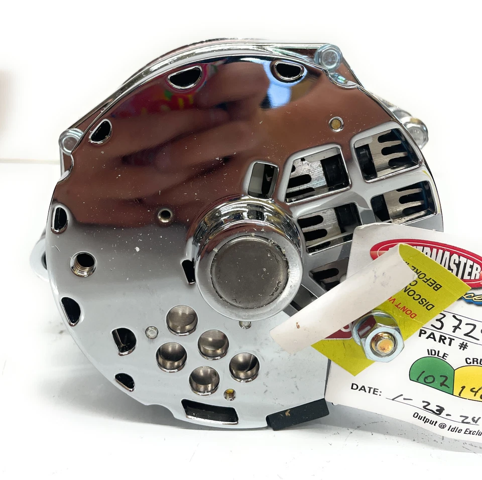 Powermaster Alternator, GM 12SI Chrome 15, 37293-367 - Image 3 of 4