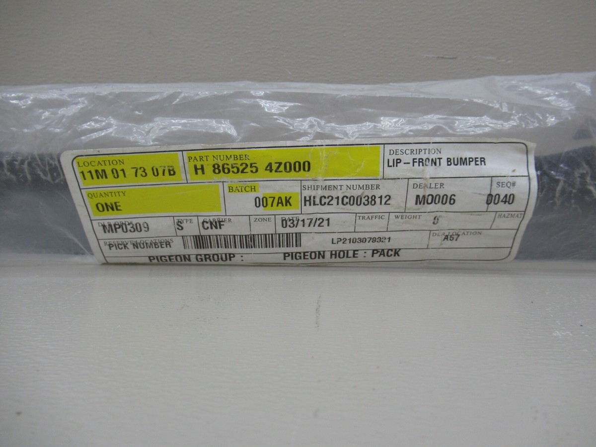 2013-2016 HYUNDAI SANTA FE SPORT FRONT BUMPER LOWER VALANCE LIP