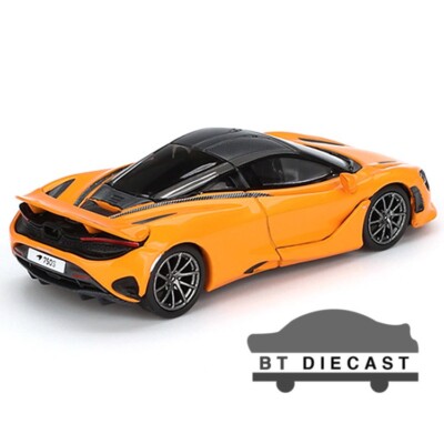 MINI GT MCLAREN 750S 1/64 DIECAST MODEL CAR ORANGE MGT00814 | eBay