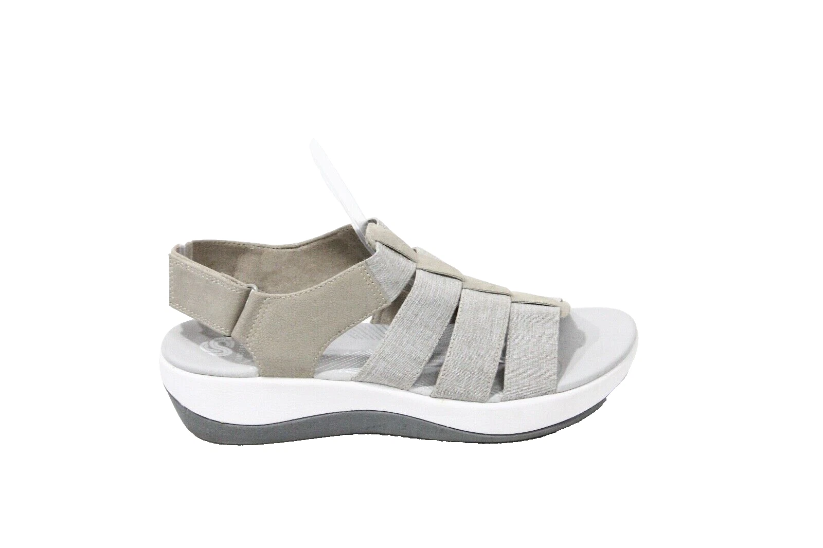 Sandali Clarks Cloudsteppers donna plateau tg 7 zeppa tacco ammortizzato comodi