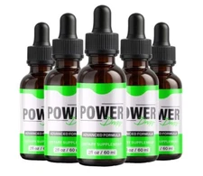 (5 Pack) Power Drops – PowerDrops Extra Strength All Natural Organic