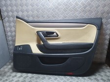 VOLKSWAGEN PASSAT CC B6 DOOR CARD OSF 3C8867012AM CREAM AND BLACK