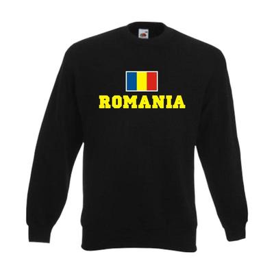 Sweatshirt RUMÄNIEN (Romania) Flagshirt Fanshirt Pullover Fan Pulli (WMS02-51c)