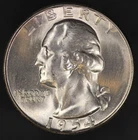 1954 S WASHINGTON QUARTER /  FRESH FROM A COLLECTION-LOT 8266