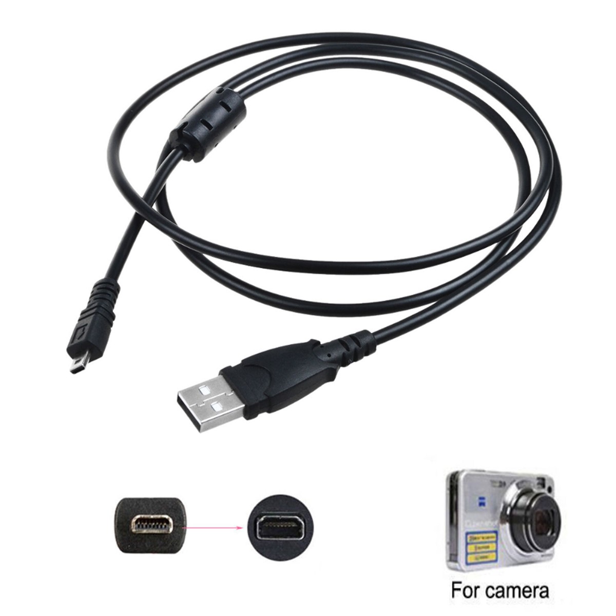 USB Data Sync Charger Cable For Fujifilm Camera FinePix A235 AX510