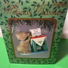"Christmas Thief" Puppy Christmas Ornament Limited Edition Eckerd Drug - NIB