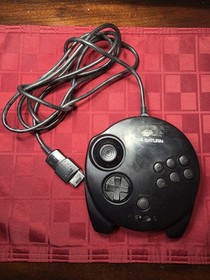 Sega Saturn Stunner Arcade Gun And Original Sega Saturn Black