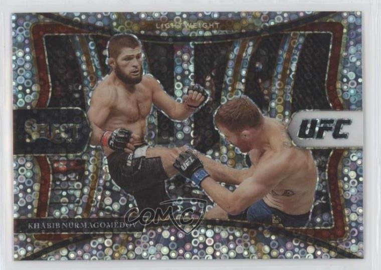 2021 Panini Select UFC Premier Level Disco Prizm Khabib Nurmagomedov #161 07mp