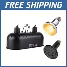 Dual Reptile Light Fixture, 15 inch, Max 150W