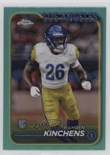 2024 Topps Chrome Rookies Aqua Refractor 133/199 Kamren Kinchens #282 0u2l