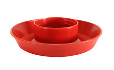Little Giant 1 Quart Screw-On Poultry Waterer Base - 742RED