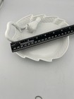 Vintage Paris Royal White Porcelain Leaf Shaped Trinket Dish w/ Bird  7” x 6” — photo 8