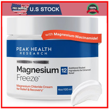 Magnesium Freeze - Topical Magnesium Cream with Niacinamide for Joints, Low B...