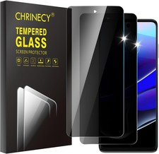 2 Pack Privacy Screen Protector for Motorola Moto G Stylus 5G 2022, Tempered Gla